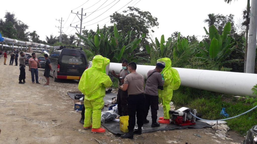 Perdalam Musibah Keracunan Gas, Polda Sumut Cek Kondisi Udara di Madina