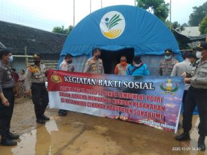 Resimen Wira Satrian Paripurna PAG dan Setukpa Lemdiklat Polri Gelar Baksos Bersama