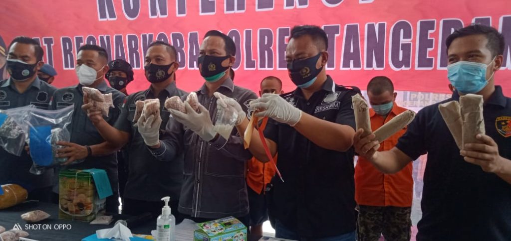 Kurun Waktu 2 Bulan, Polres Tangsel Berhasil Ungkap Peredaran dan Kepemilikan Narkotika