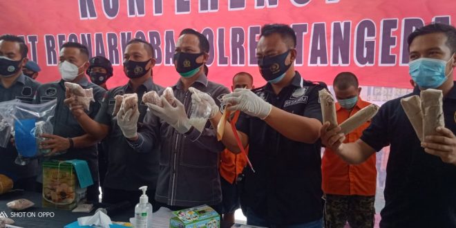Kurun Waktu 2 Bulan, Polres Tangsel Berhasil Ungkap Peredaran dan Kepemilikan Narkotika