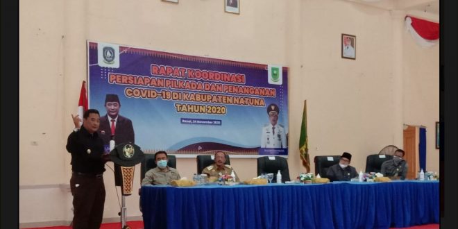 Persiapan Pilkada Serentak dan Penanganan Covid-19 di Natuna, Pjs Gubernur Kepri Gelar Rapat Koordinasi