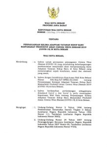 Pemkot Bekasi Umumkan Tentang Perpanjangan ATHB 