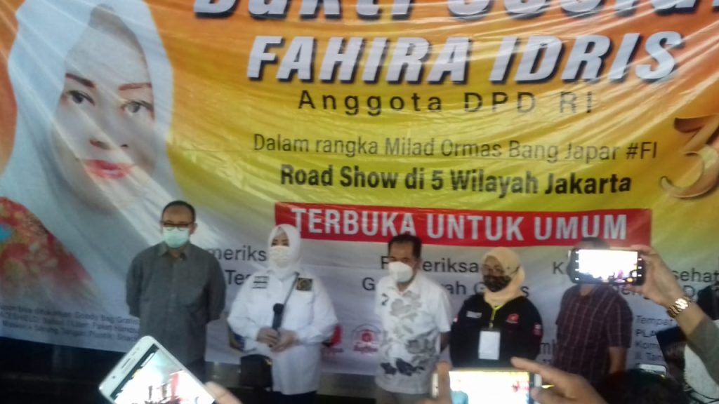 Adakan Baksos, Fahira Idris Menyapa Warga Jakarta Pusat