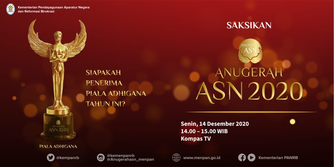 Menuju Puncak Anugerah ASN 2020, Siapakah Penerima Piala Adhigana Selanjutnya?