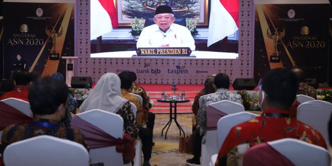 Anugerah ASN 2020, Wapres Minta ASN Terus Gali Inovasi