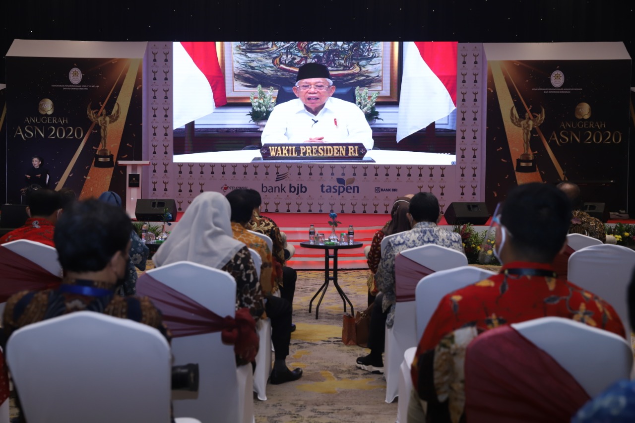 Anugerah ASN 2020, Wapres Minta ASN Terus Gali Inovasi