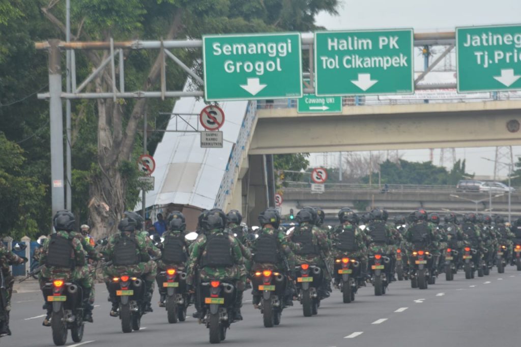 Tingginya penyebaran Covid-19, Kodam Jaya dan Polda Metro Jaya Laksanakan Patroli Bersama