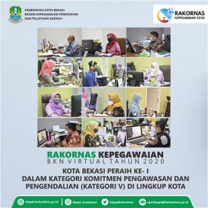 Pemkot Bekasi Raih Penghargaan BKN Award 2020