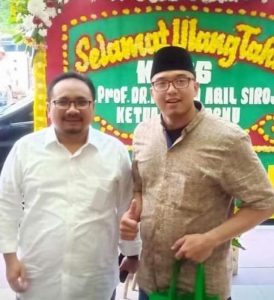 Foto : KH. Yaqut Cholil Qoumas dan Amsori (istimewa)