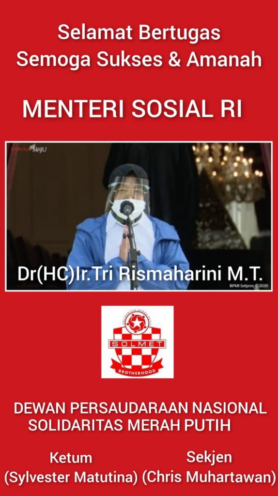 Solmet Minta Menteri Risma Kembalikan Marwah Kemensos