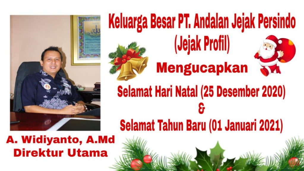 A. Widiyanto Ucapkan Selamat Hari Natal 2020 dan Tahun Baru 2021