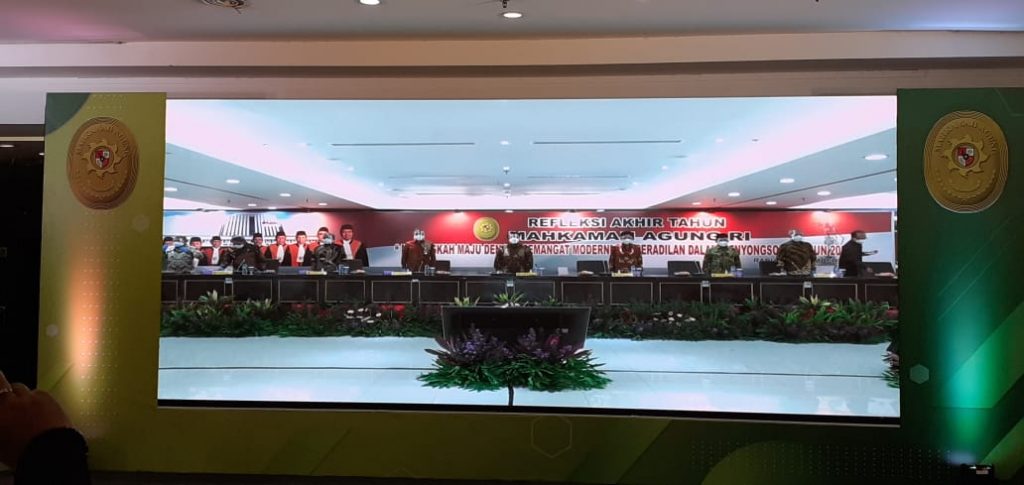 Refleksi Akhir Tahun 2020 MA RI : Melangkan Maju Dengan Semangat Modernisasi Peradilan Dalam Menyongsong Tahun 2021
