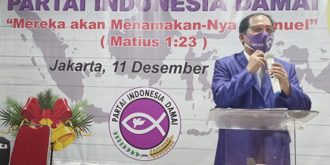 Sejarah Umat Manusia di Tangan Tuhan: Partai Indonesia Damai (PID) Rayakan Hari Natal 2020