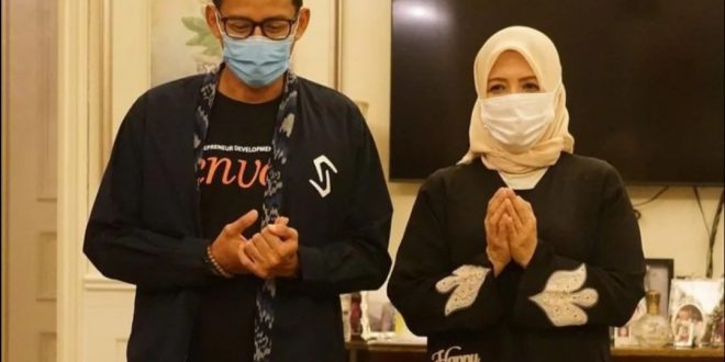 Sandiaga Uno dan Nur Asia Uno (Instagram @sandiaga)