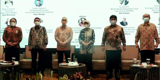 Kementerian ATR/BPR Siapkan 5 RPP Pertanahan di Sosialisasikan ke Daerah
