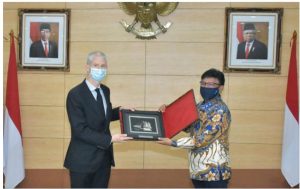 Terima Menteri Perancis, Menkominfo Bahas Penguatan Konektivitas Nasional