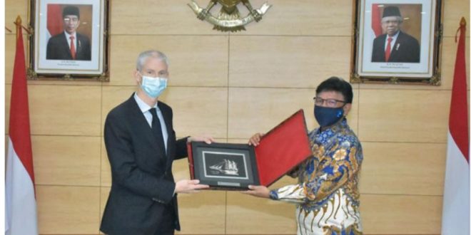 Terima Menteri Perancis, Menkominfo Bahas Penguatan Konektivitas Nasional