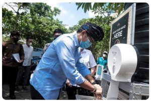 Kunker ke Bali, Sandiaga Uno Tinjau Penerapan Prokes Berbasis CHSE (K4)