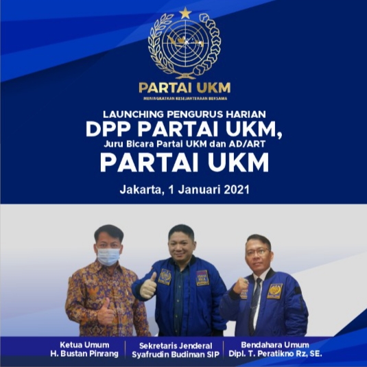 Launching Pengurus DPP Partai UKM, Langkah Awal Perjuangan