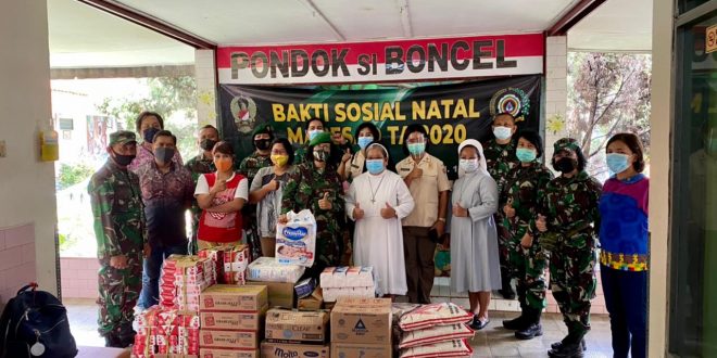 Mabesad Rayakan Natal Dengan Berbagi Kasih ke Beberapa Panti Asuhan
