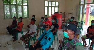 Inf Alim Mustofa Berharap Dengan Adanya Sosialisasi ini, Warga Dusun Sei Daun Bisa Lebih Paham dan Taat Prokes