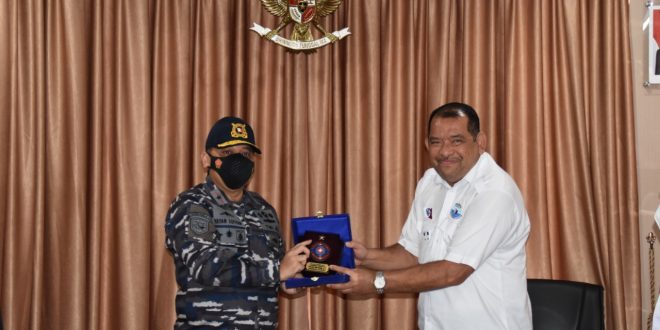 TNI AL Terima Kunjungan President Of Indonesia Maritim Pilots Assosiation (INAMPA