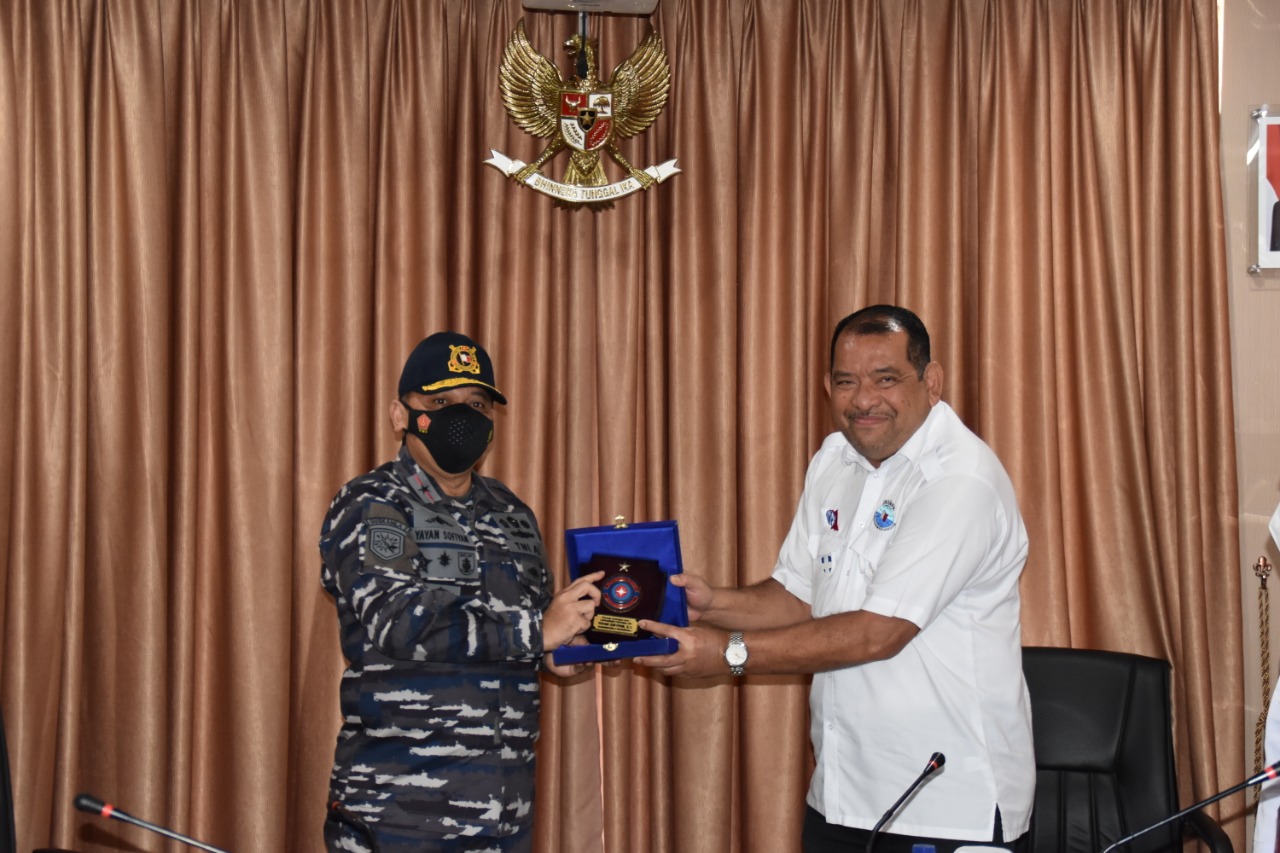 TNI AL Terima Kunjungan President Of Indonesia Maritim Pilots Assosiation (INAMPA