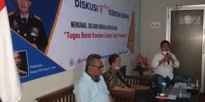 Gandeng IPW dan MAKI, FWJ Kawal 100 Hari Kerja Kapolri