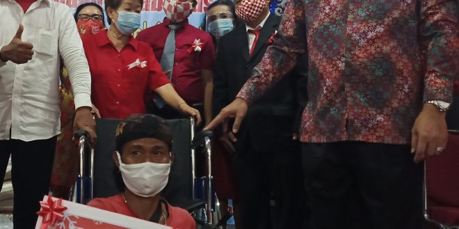 Solmet Kota Bekasi Rayakan Natal dan Syukuran Tahun Baru 2021 Bersama Penyandang Disabilitas