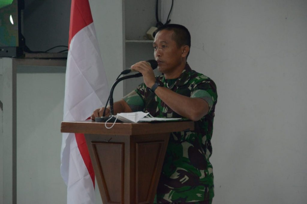 Aster Kasdam Jaya Membuka Acara Komsos Lomba Video dan Lagu Kreatif Ta 2021