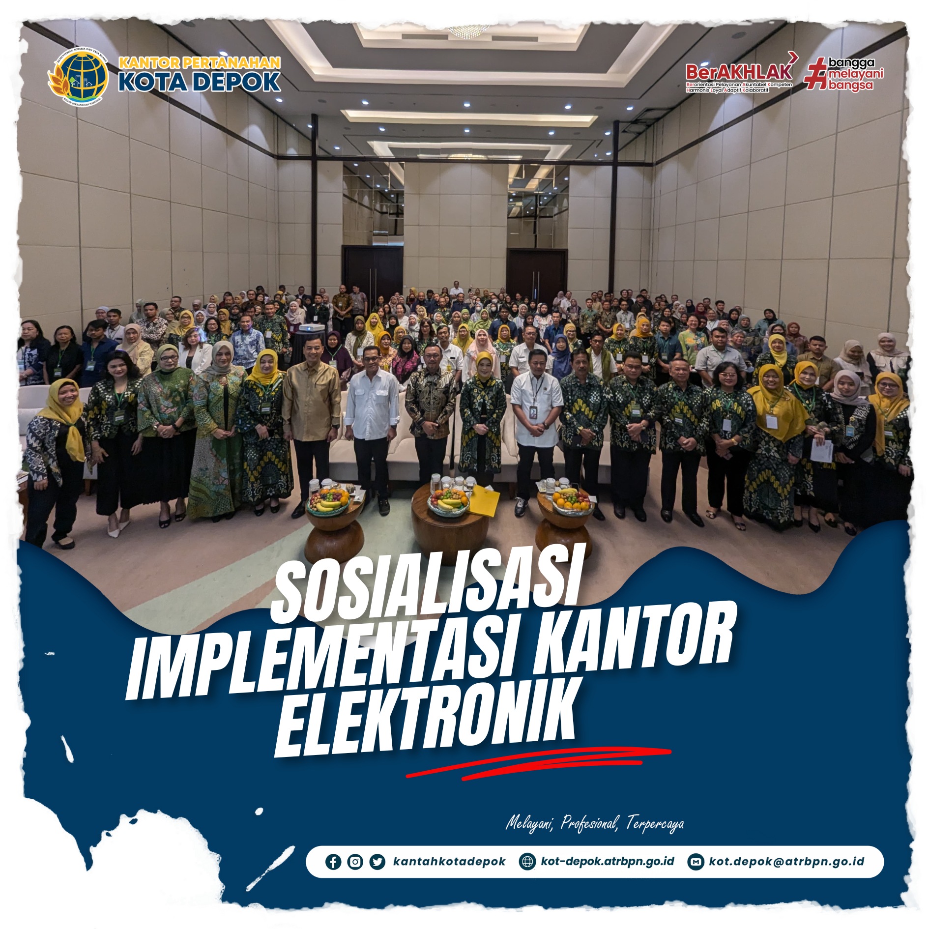 Sosialisasi Layanan Elektronik BPN Kota Depok Kementerian ATR BPN