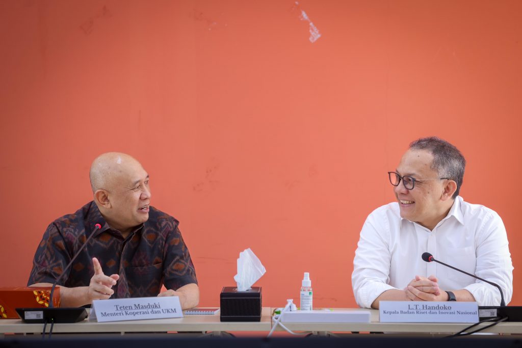 KemenKopUKM dan BRIN Jajaki Kerja Sama Komersialisasi Hasil Riset Pengembangan UMKM
