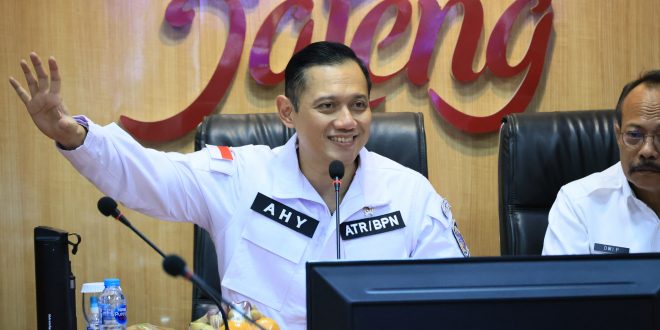 Beri Arahan untuk Pimpinan di Jawa Tengah, Menteri AHY Tekankan Perkuat Sinergi dan Kolaborasi dalam Menyukseskan Program Strategis