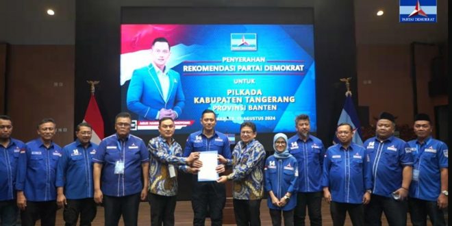 Mad Romli dan Irvansyah Resmi Diusung 4 Parpol Pilkada Kabupaten Tangerang 2024