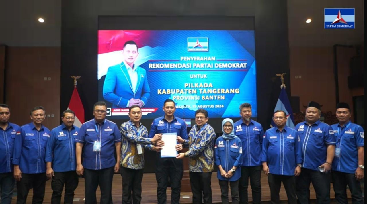 Mad Romli dan Irvansyah Resmi Diusung 4 Parpol Pilkada Kabupaten Tangerang 2024