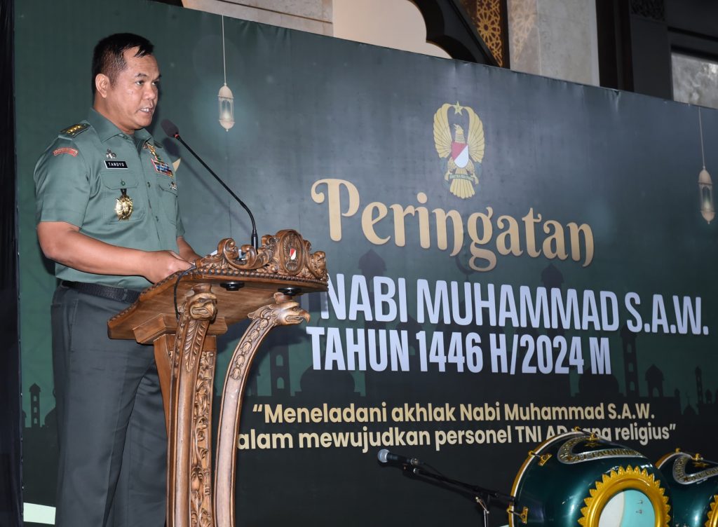 Kasad : Peringatan Maulid Nabi Momentum Refleksi Akhlak dan Kepemimpinan Rasulullah