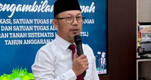 Kepala BPN Kota Palangka Raya Indra Gunawan