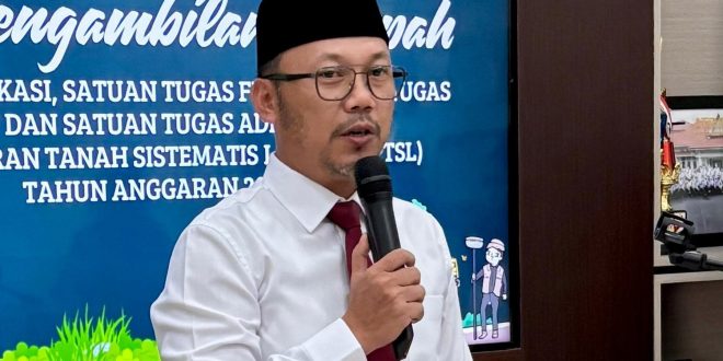 Kepala BPN Kota Palangka Raya Indra Gunawan