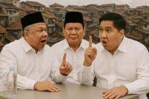 Menteri PKP Maruara Sirait dan Wamen Fahri Hamzah saling berdebat. (Ilustrasi)