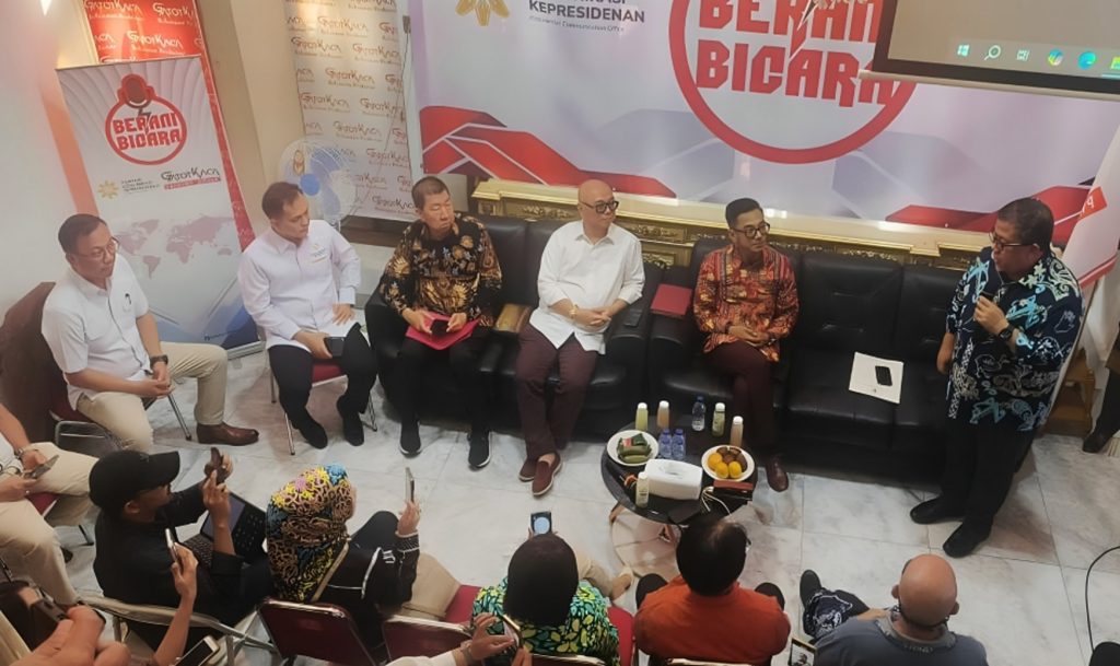Wamen PKP, Fahri Hamzah, dalam diskusi bertajuk Berani Bicara, di Jakarta, Rabu (6/8/2025)