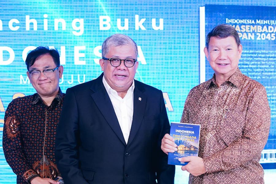 Wakil Menteri Perumahan dan Kawasan Permukiman (PKP) Fahri Hamzah meluncurkan buku Indonesia Menuju Swasembada Papan 2045 di Jakarta Selatan, Kamis, 21 Mei 2026.