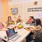Kantor Pertanahan Kota Palangka Raya mengikuti Entry Meeting Penilaian Maladministrasi Ombudsman RI Tahun 2026, Kamis (6/8/2026).