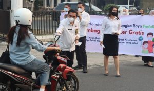 Kantor Pertanahan Kota Palangka Raya02 Kepala Kantor Pertanahan Kota Palangka Raya Ferdinan Adinoto, S.SiT., M.Si., memimpin kegiatan tersebut bersama jajaran.